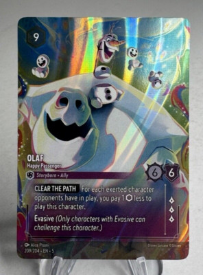 Disney Lorcana - OLAF Happy Passenger 209/204 - ENCHANTED NM EN Shimmering Skies
