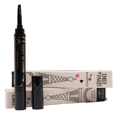 2x Emily in Paris 2 In 1 Super Black Cream Eyeliner + brush 1,2g - NEU OVP