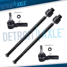 Front Inner Outer Tie Rod Ends Kit for 2006-2012 Dodge Ram 1500 5 Stud Models