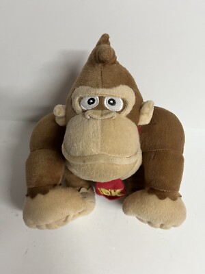Donkey Kong 10'' Plush Stuffed Animal Nintendo Super Mario Toy 2016 Arcade Game