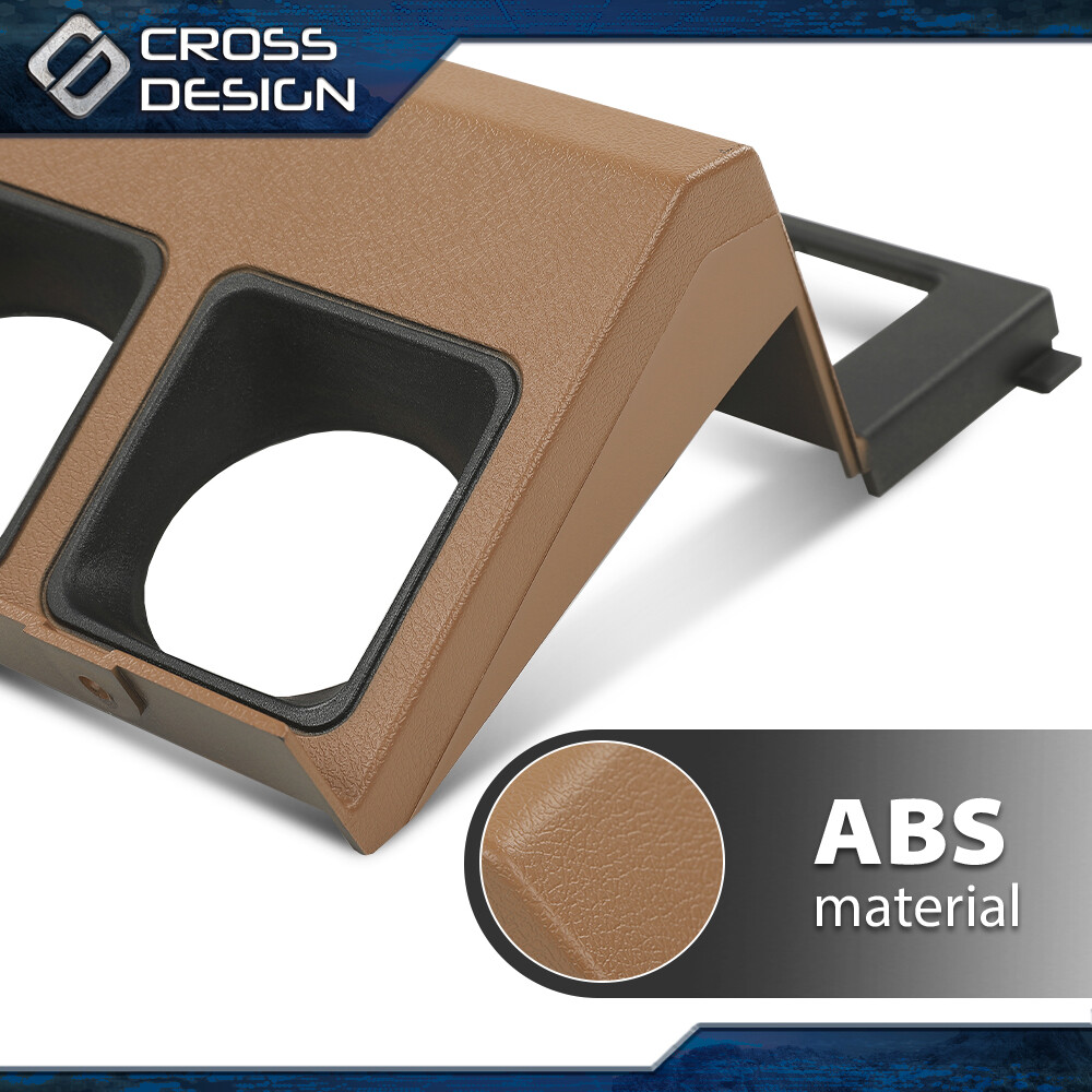 Fit For 1987-95 Jeep Wrangler YJ Center Gauge Radio Dash Bezel Trim Yellow New thumbnail 7