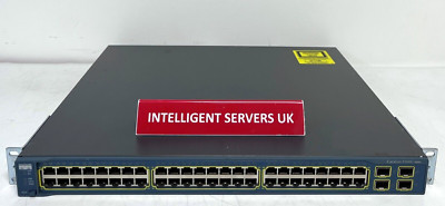 Cisco Catalyst 3560V2 48 10/100 PoE + 4 SFP + IPB Image - WS-C3560V2-48PS-S