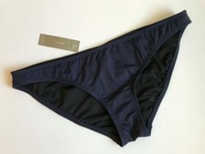NWT J.Crew 44 Low-Rider Bikini Bottom in Italian Matte Size M Navy G1056 swim