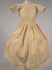 CIVIL WAR ERA 1860 S CHILD S COTTON DRESS - AS ACQUIRED