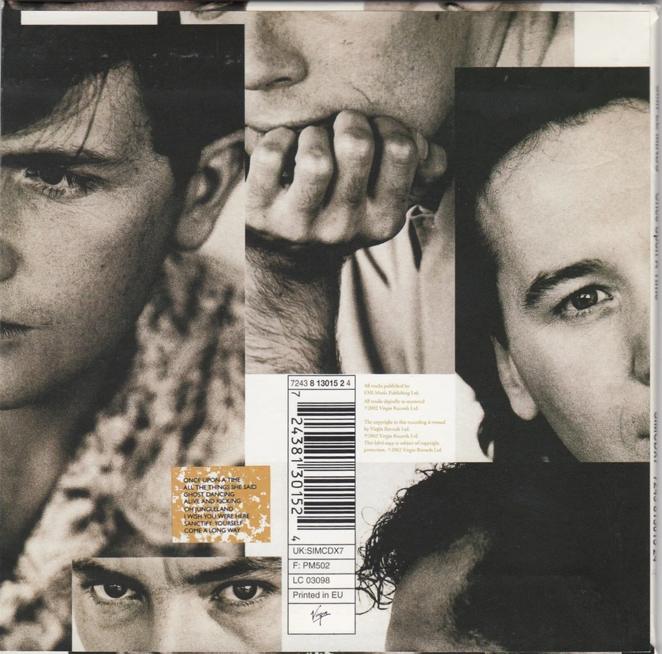 Simple Minds - Once Upon A Time CD 2002 VIRGIN IMPORT - Image 2 of 2