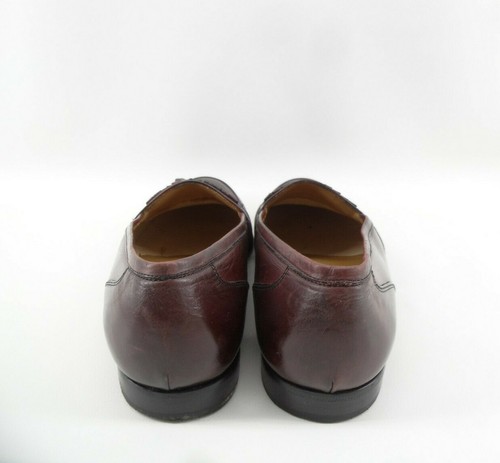 Bostonian Florentine Men’s Brown Leather Tassel Loafers Shoes 2470 Size 9 M - Picture 5 of 7