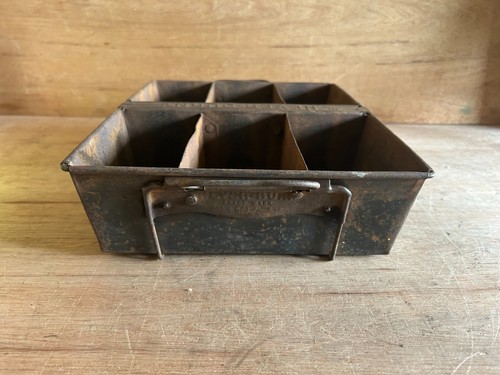 Never-Burn Loaf Bread Pan Farmhouse Decor Vintage Antique Pat Pending - Picture 10 of 24