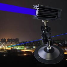 450nm 200mW Blue Laser Module Fat Beam Mini Laser DJ Stage Light w/Holder New87
