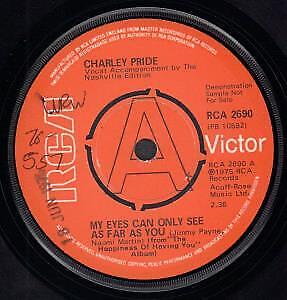 Charley Pride - My Eyes Can Only See As Far As You - Used Vinyl Record - J326z