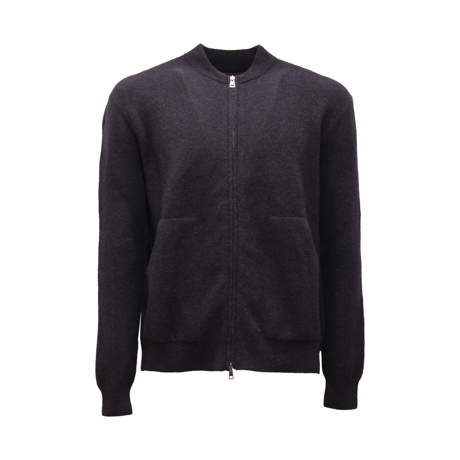 7026AQ men's cardigan/loupetto ORIGINAL VINTAGE STYLE man wool blend sweater blue