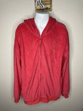 Hanna Andersson Sunsoft pink Terry Zip-up Hoodie Jacket Coat Sz 10y 140 Girls