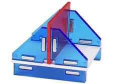 Modellbau Winkelset 180° Grad, magnetische V...