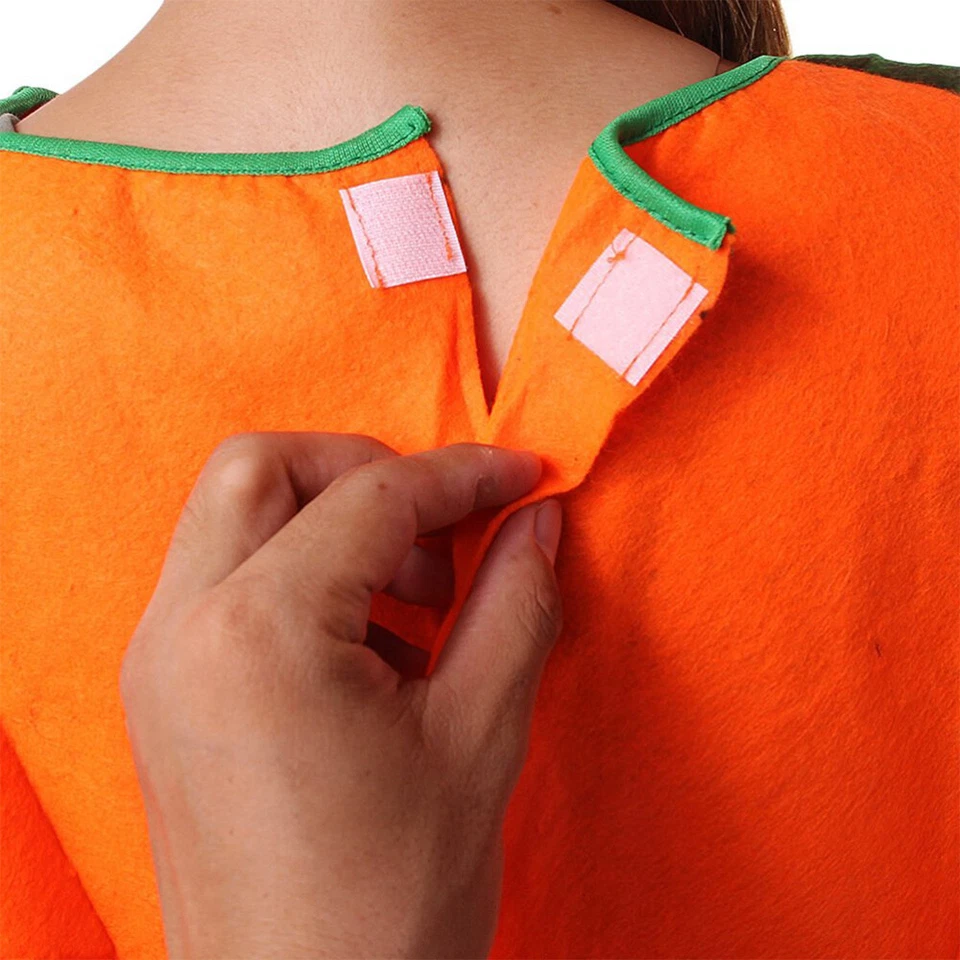 1 Conjunto de Roupas Adultas Abóbora Halloween Fantasia de Halloween Conjunto de Chapéu Terno - Imagem 3 de 4