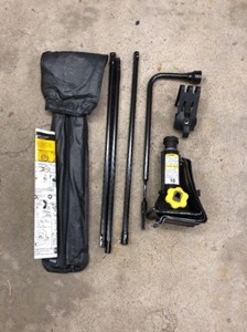 99-14 SILVERADO TAHOE SUBURBAN Spare Tire Emergency Jack Kit with Tools Set OEM