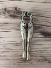 Vintage Brass Ladies Legs Nutcracker Novelty Mancave Pub Bar Solid Brass 11cm