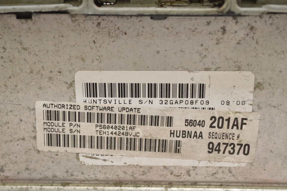 2002 02 Dodge Ram 1500 4.7L P56040201AF Engine Control Module Unit Ecm G72 027 - Image 3 of 4