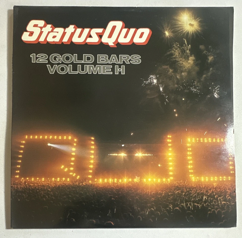 Status Quo-12 Gold Bars Volume 1+1-Vertigo-QUOTV2-Double-Lp Record EX / EX - Image 2 of 4