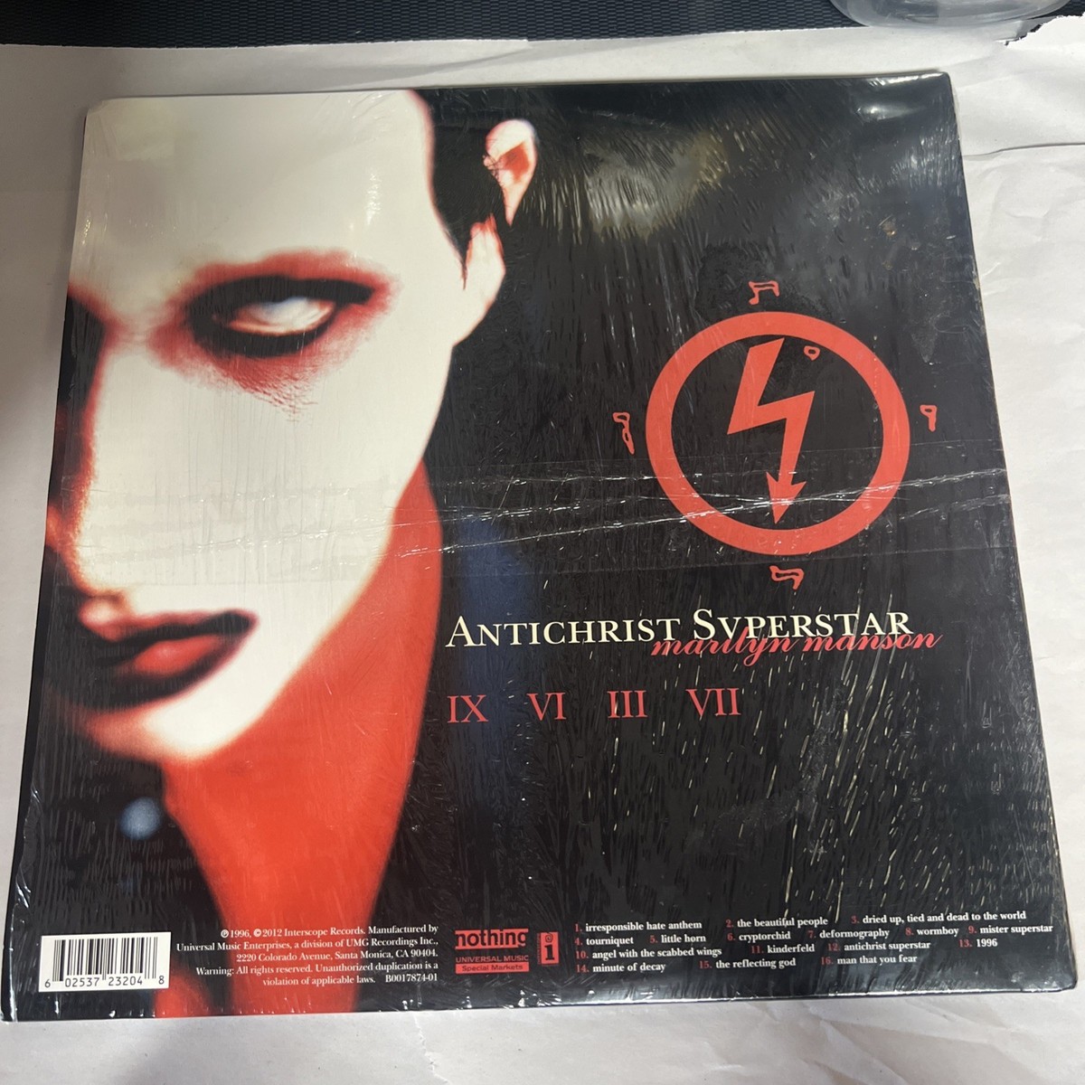 Marilyn Manson - Antichrist Superstar 2LP Red Vinyl Hot Topic