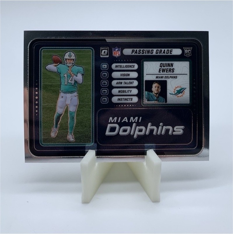 Panini 2025 Donruss Optic Passing Grade Quinn Ewers Dolphins RC #4