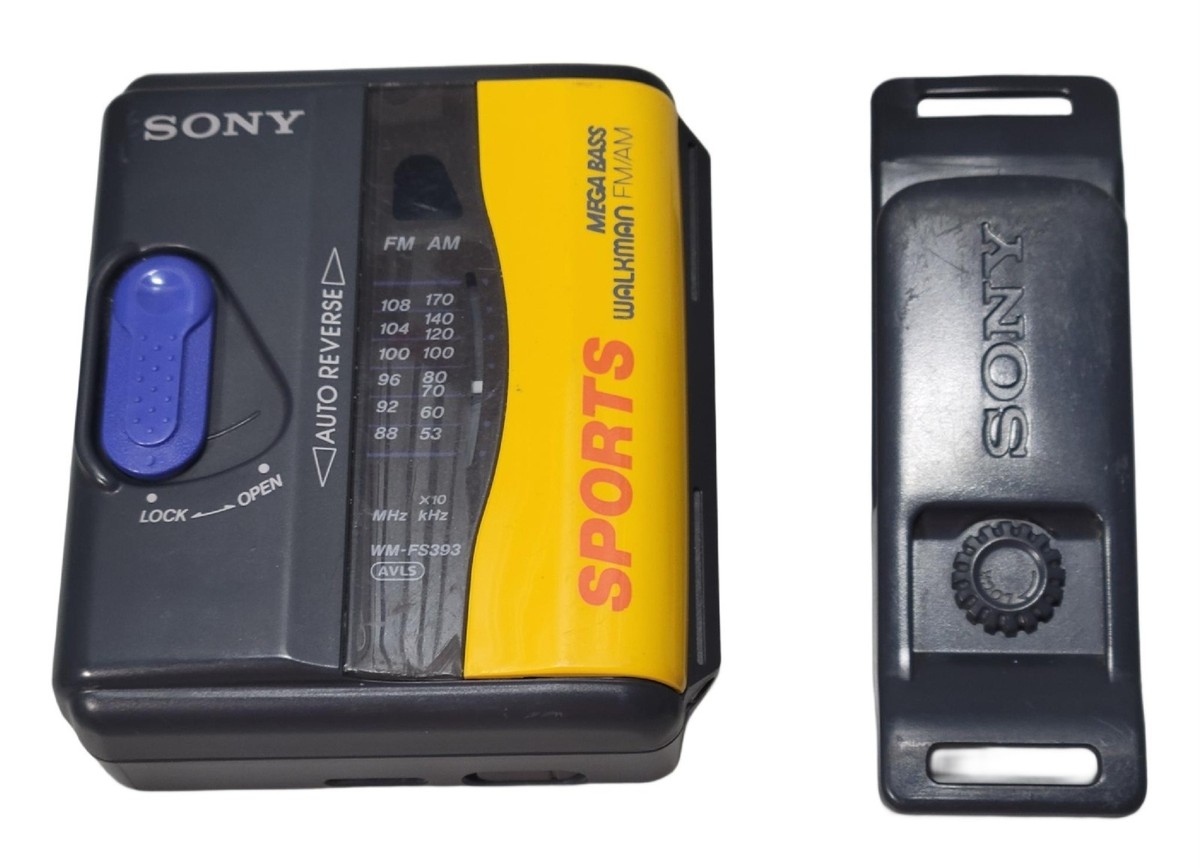 ソニー スポーツウォークマン WM-FS393 Sony Sports Mega Bass Walkman FM/AM Radio WM-FS393 Vintage Tested
