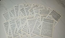 Old Hymnal Sheet Music 30 Pages For Crafting, Framing, Ephemeral Lot 5 See List