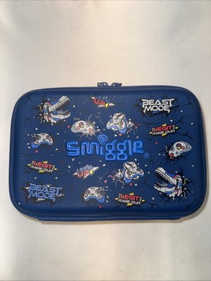 Smiggle Embossed Design Beast Mode Organizer Pencil Case