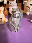 Vintage Cat figurines mix ceramic and porcelain 1 broken leg see pics 1 Avon — photo 4