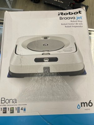 iRobot Braava Jet M6 (6110) Ultimate Robot Mop- Wi-Fi Connected - White