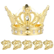  6 Pcs Anneaux Serviette De Table Ronds Festifs Détenteurs Serviettes Strass