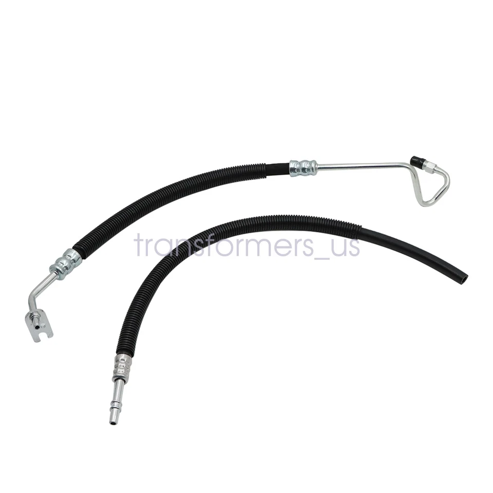 For 2007-14 Cadillac Escalade Power Steering Pressure & Return Hose 2x 25858603 - Image 4 of 4