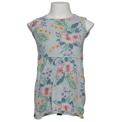 Gap Kids, Kleid, Größe: 110, Blau/Mehrfarbig, Baumwolle, Blumen, Mädchen #5PU