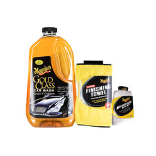 Meguiars Gold Class Autoshampoo Set – Waschhandschuh & Mikrofasertuch