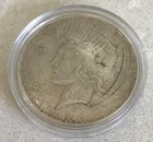 1923D Silver Peace Dollar Uncertified About Uncirculated  Condition