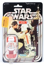 NICE 21 BACK R5 D4 FIGURE MOC VINTAGE STAR WARS KENNER 1977 1978