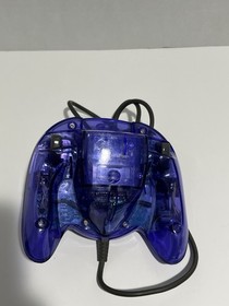 Nyko Dream Master Sega Dreamcast Controller Transparent Purple Tested Working