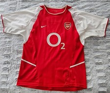 Vintage Nike Arsenal 2002-04 Home Jersey Men's Large O2 Invincibles Era 184985