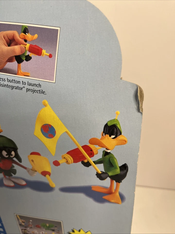 Looney Tunes DUCK DODGERS Century Marvin The Martian & Daffy Duck 1997 Playmates - Image 3 of 3