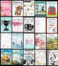 QUALITY ~ BIRTHDAY CARD # MALE OR FEMALE ~ CHOICE OF DESIGNS 