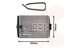 VAN WEZEL Wärmetauscher Innenraumheizung *** IR PLUS *** 30006250 für CLK W210