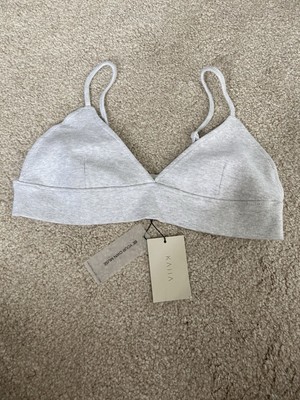 Women s Kaiia Size 16 New With Tags Grey Ribbed Jersey Bralette