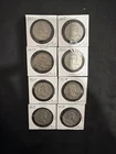 90%Silver Franklin Half Dollars Circulated See Photos For Exact Coins Lot#223