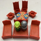 New ListingVtg 1976 Fisher Price Little People Play Family Castle #993 Thrones Beds Table
