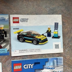 Lego City Instruction Manuals Lot 60251 60312 60399 60383 8401 7641 - READ