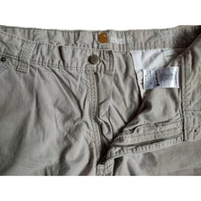 Carhartt Rugged Relaxed Fit Work/Outdoors Shorts- Lt. Tan-Men's 38