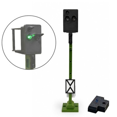 Lichtsignal Typ KS Vorsignal analog / digital mit Decoder für Spur G Gartenbahn