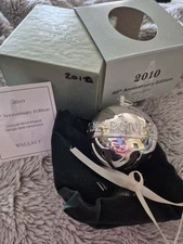 2010 WALLACE SILVER PLATE SLEIGH BELL