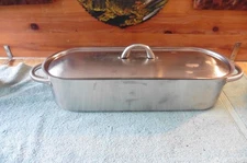 Fagor Commercial Stainless Steel Fish Poacher Steamer 3 Piece Set 18 10 Vtg