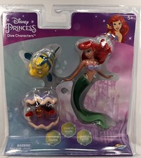 Swimways Disney Princess Little Mermaid Dive Characters 3 pack NEW