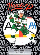 2021-22 Upper Deck Hockey Series 1 Hundo P #HP-2 Zach Parise