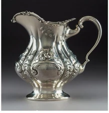 A077 A Mauser Manufacturing Co. Silver Water Pitcher, New York, circa 1890